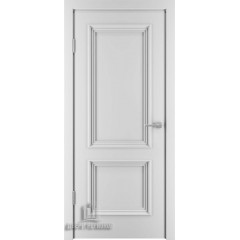 Дверь межкомнатная Бергамо 4 Эмаль белая (Ral 9003)