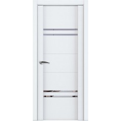Дверь межкомнатная UniLine 30015 Белый велюр